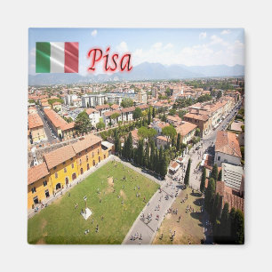 TSC097 PISA, Panorama, Tuscany, Fridge Magnet