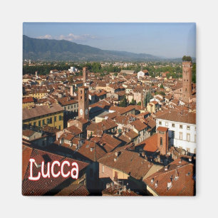 TSC110 LUCCA, Panorama, Tuscany, Italy, Fridge Magnet