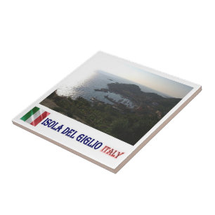 TSC119 GIGLIO ISLAND,  Port, Tuscany, Tile