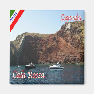 TSC134 CAPRAIA, Cala Red, Tuscany, Italy, Fridge Magnet