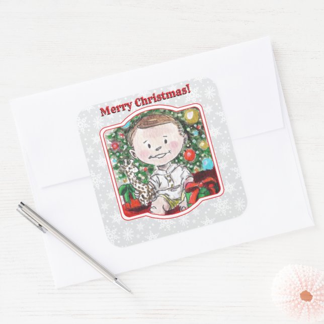 TSCHR1 SQUARE STICKER (Envelope)