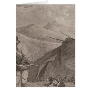 Tschuktschi et habitations, Russie