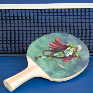 TSDS: Justin Arisdale and Miral Akemi Cover Art Ping Pong Paddle