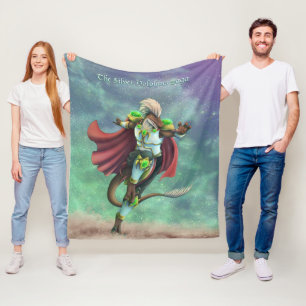 TSDS: Justin Arisdale Cover Art Solo Earth     Fleece Blanket