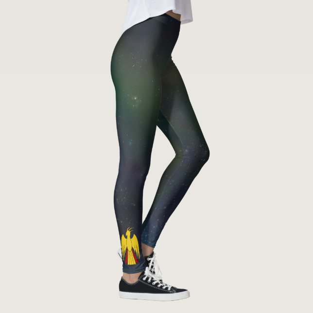 TSDS King of Earth Galaxy Background  Leggings (Right)