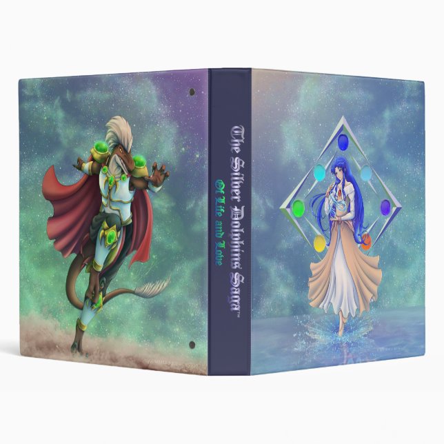 TSDS: Miral Akemi and Justin Arisdale Cover Art Binder (Background)