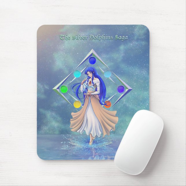 TSDS: Miral Akemi Cover Art Solo Water    Mouse Pad (With Mouse)
