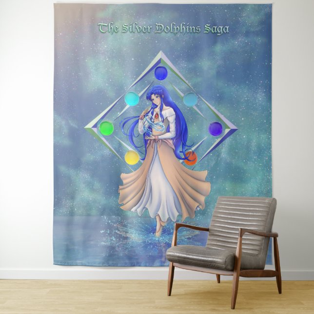 TSDS: Miral Akemi Cover Art Solo Water  Tapestry (In Situ)