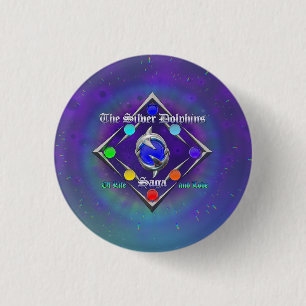 TSDS: Of life and Love Logo Blue and Green 1 Inch Round Button