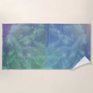 TSDS: Of life and Love Logo Blue and Green    Beach Towel