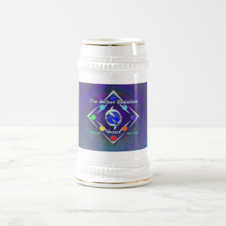 TSDS: Of life and Love Logo Blue and Green Beer Stein