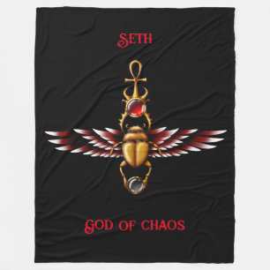 TSDS: Seth's Scarab Coat Graphic Fleece Blanket