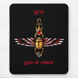 TSDS: Seth's Scarab Coat Graphic  Mouse Pad