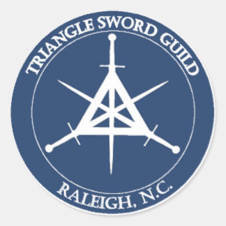 TSG Seal Sticker, Large (white on blue)