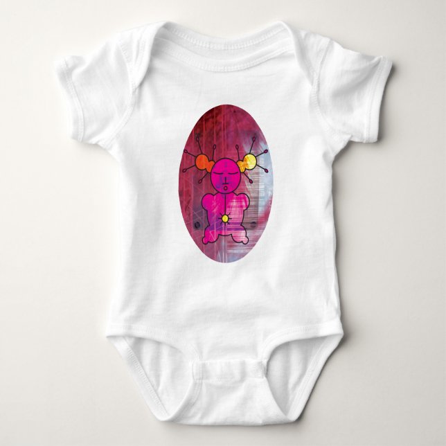 tshirt bébé geisha space (Devant)