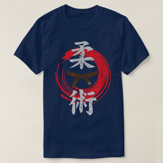 Tshirt - Brazillian Jiu-jitsu Bjj Brown belt Japan (Design Front)