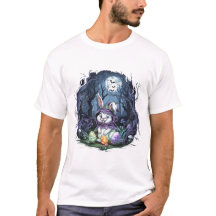 Tshirt Bunny Pâques éffrayant
