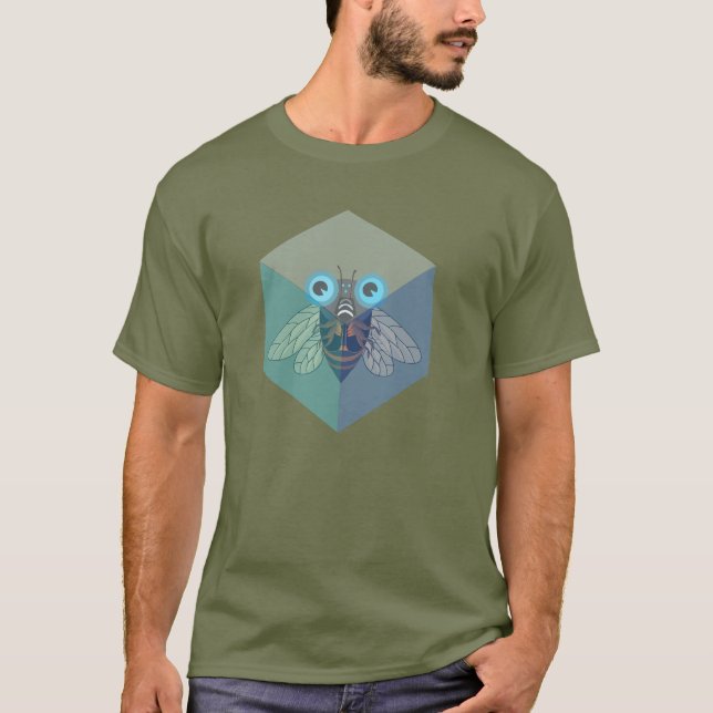 Tshirt Cicada congelé (Devant)