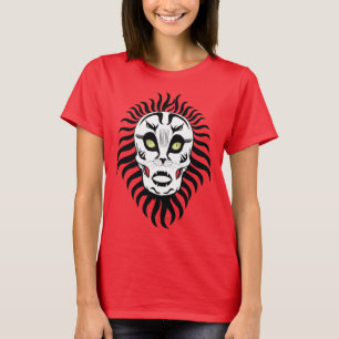 Tshirt de conception de crâne à thème de chat