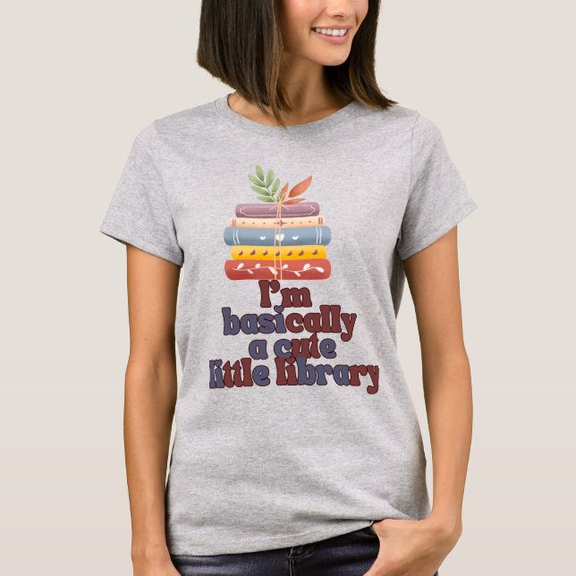 Tshirt de livre drôle, dans ma petite ère T-shirt (Devant)