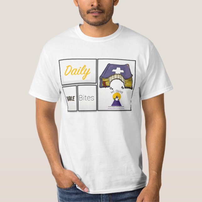 Tshirt de morsures bibliques quotidiennes (Devant)