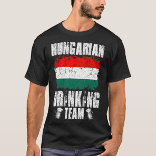 Tshirt de Noël de l'équipe de boisson hongroise