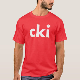 Tshirt de nom de famille polonais CKI
