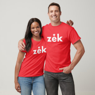 tshirt de nom de famille zek polonais