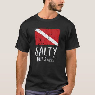 TShirt de plongée en scaphandre drôle Drapeau de p