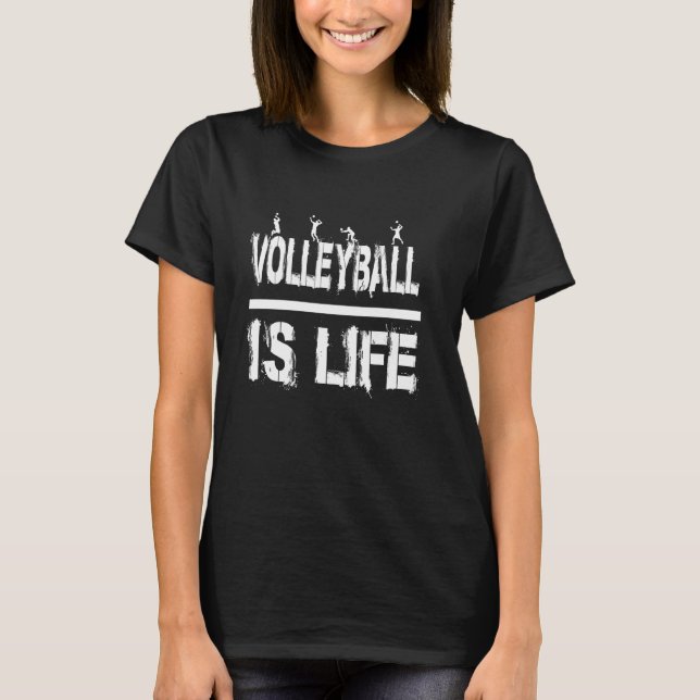 Tshirt de volley-ball pour hommes, volley-ball pou (Devant)
