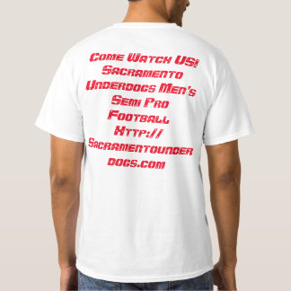Tshirt des Underdogs de Sadcramento