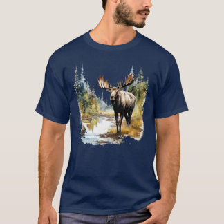 TShirt d'orignaux sauvages 3