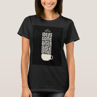 tshirt femme amateur de café