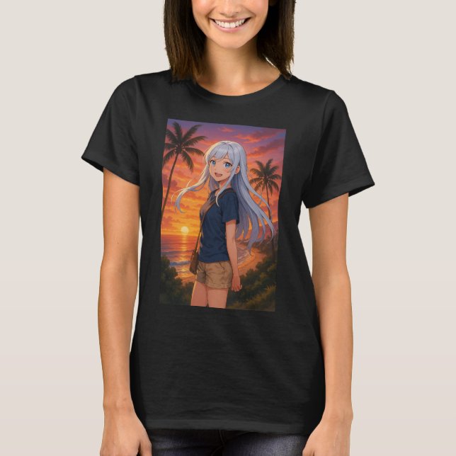 Tshirt femme Sunset Nova (Devant)