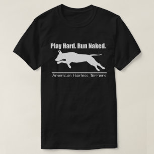 Tshirt foncé Jouer Dur AHT Design