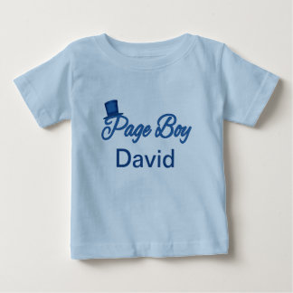 Tshirt garçon mignon de la page à Personnaliser