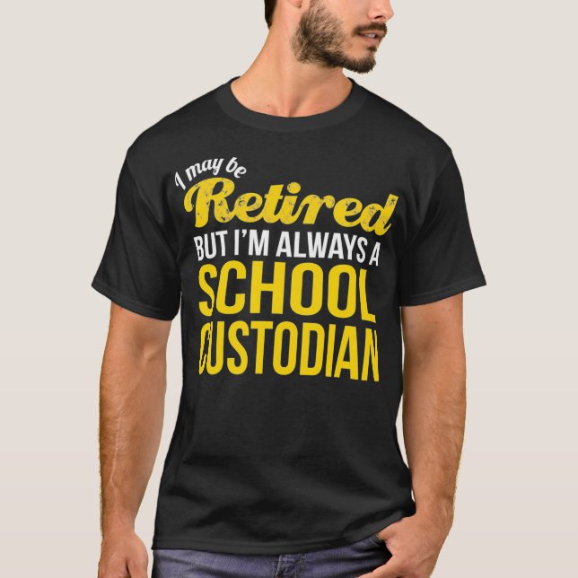 Tshirt Gardien à la retraite Drôle retraite (Devant)