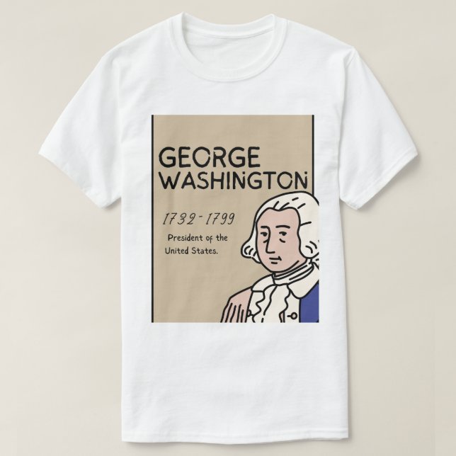Tshirt george Washington  (Design Front)