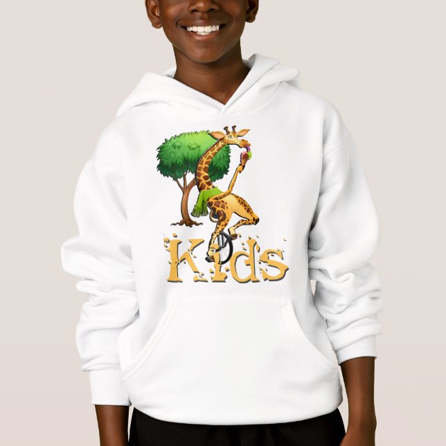 Tshirt Giraffe pour enfants (Devant)