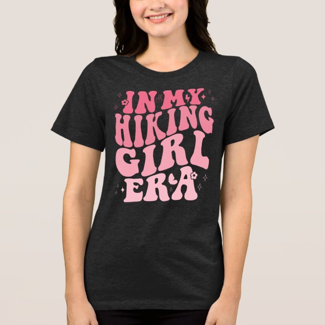 TShirt Graphique Rose Boho Randonnée Ère (Recto)