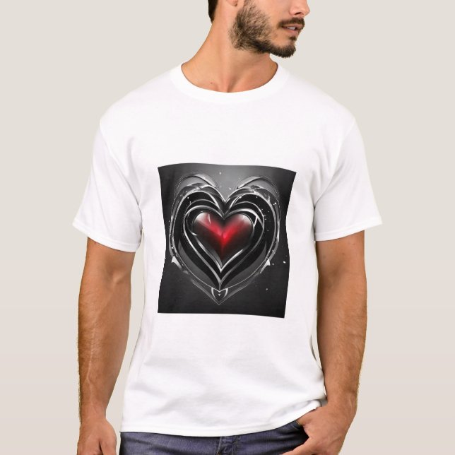 Tshirt Heart Design (Devant)