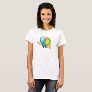 Tshirt Lovebirds coloré