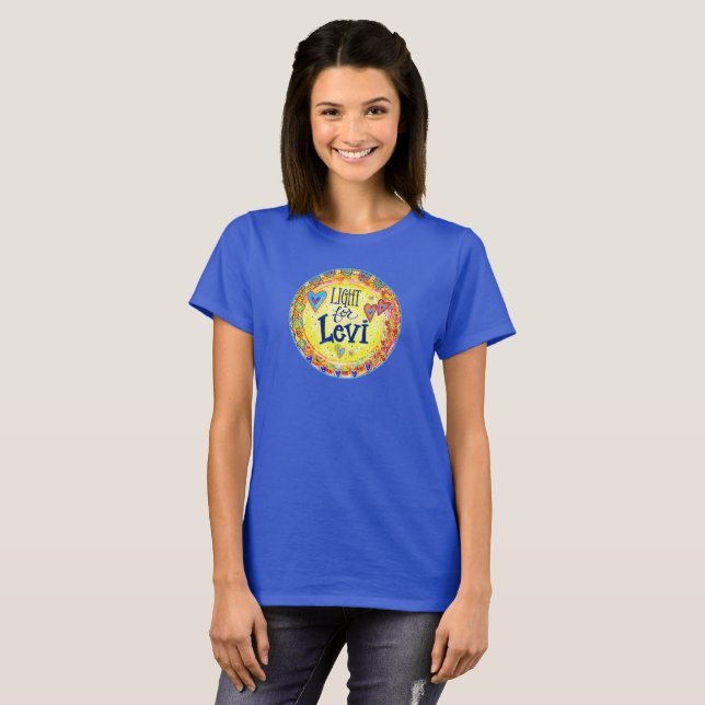 Tshirt "Lumière pour Lévi" d'inspirivity (Devant entier)
