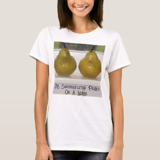 Tshirt photo Summercriscrisp Pears on Ledge Art