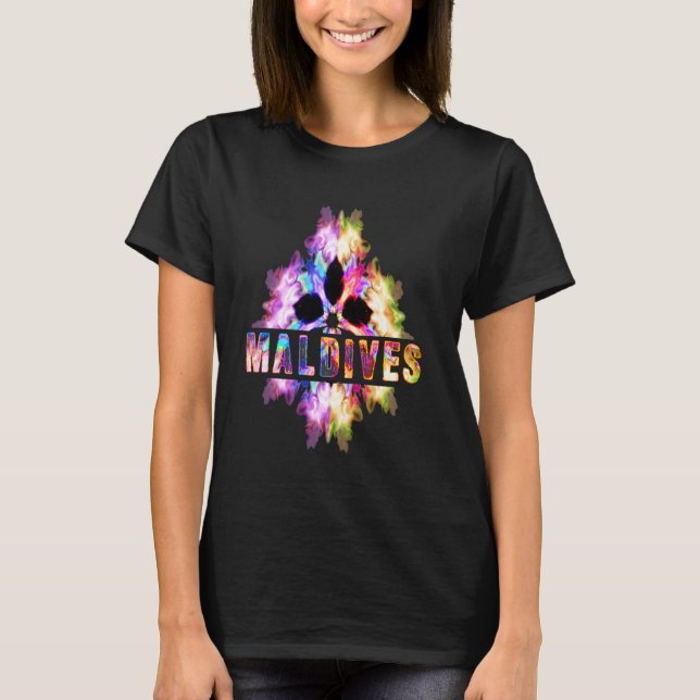 Tshirt souvenir des Maldives Cultura étrangère des (Devant)