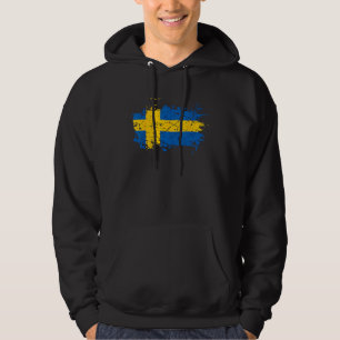 Tshirt Suède, cartes suédoises, drapeau suédois po