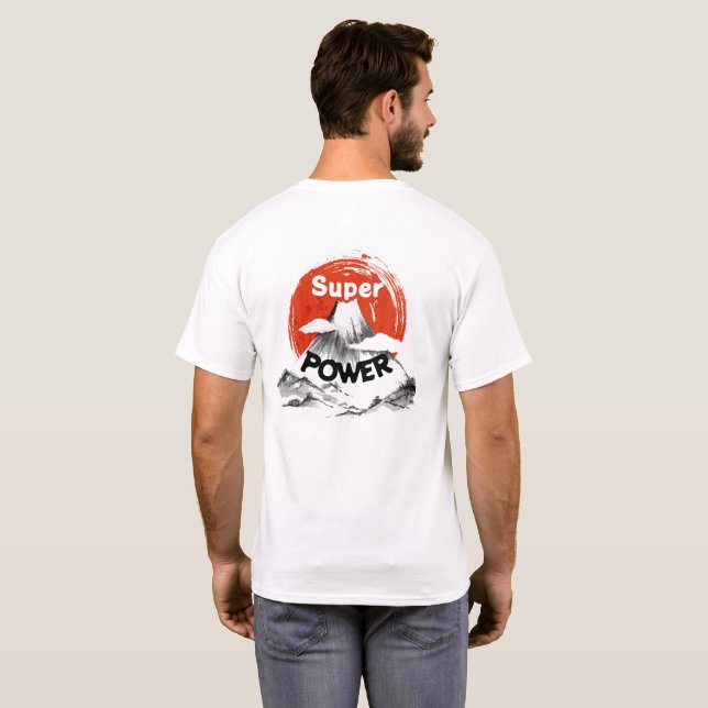 Tshirt Super Power Gym (Dos entier)