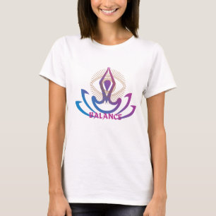 Tshirt Trouvez votre centre : Balance Yoga Tee