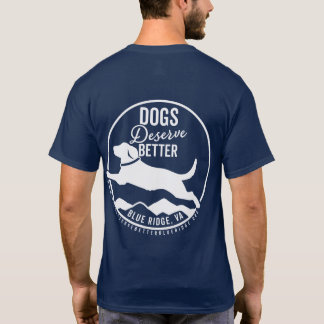 Tshirt Unisex - Logo blanc avant/arrière