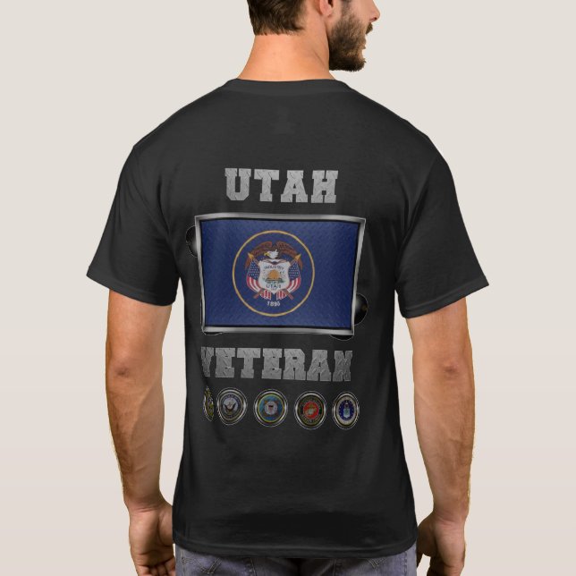 Tshirt vétéran Utah (Dos)